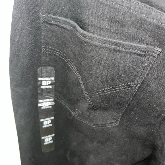 NWT CHRISTOPHER & BANKS Straight Relaxed Fit High Rise "Perfect Jean" Black 8P - Picture 5 of 10
